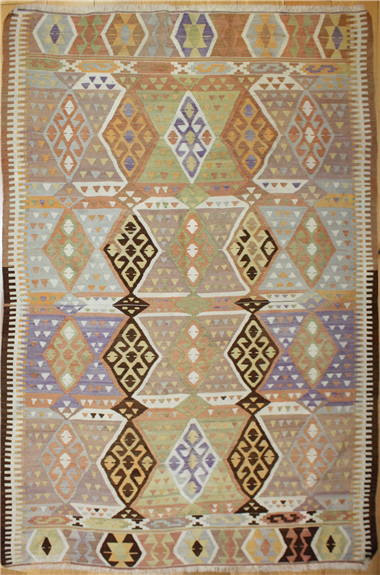 R3508 Vintage Anatolian Antalya Kilim Rug