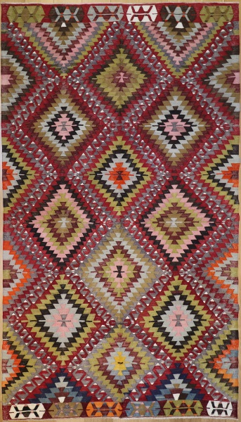 R8965 Vintage Kilim Rugs London