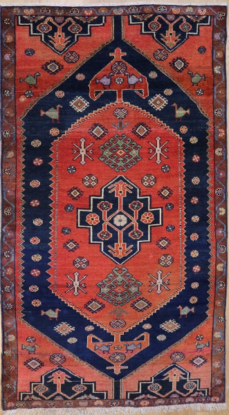 R1297 Vintage Malayer Persian Rug