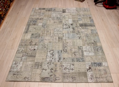 R8999 Vintage Overdyed Patchwork Rugs