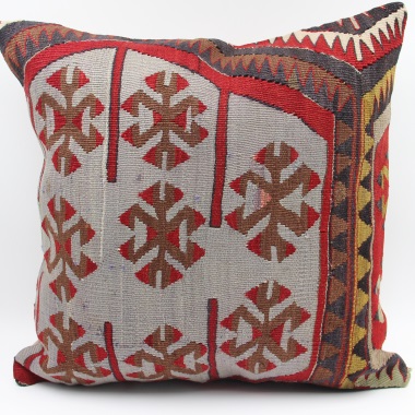 L674 Vintage Turkish Kilim Cushion Cover