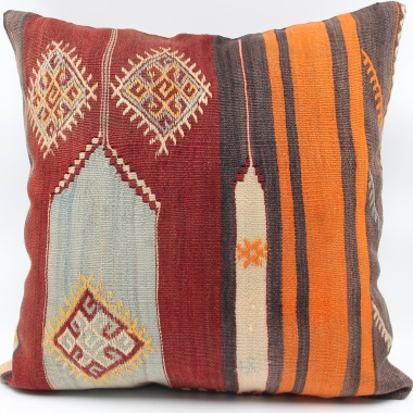 XL495 Vintage Turkish Kilim Cushion Covers