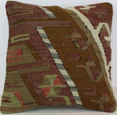 Wonderful Hand Woven Small Turkish Kilim Cushion Cover S276