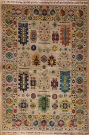 R5126 - New Afghan Ziegler Rug