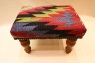 R7742 Antique Anatolian Kilim Footstool 