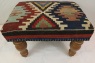 R4764 Antique Kilim Footstool