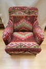 R6069 Antique Kilim Upholstered Chair