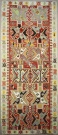 R7606 Antique Turkish Adana Kilim Runner