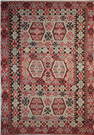 R4167 Antique Turkish Esme Kilim Rug