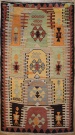 R3567 Hand Woven Konya Kilim Rug