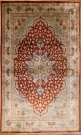 R6989 Handmade Persian Silk Rug