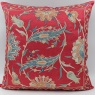 C88 Handmade Silk Suzani Cushion Pillow Cover