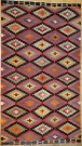 R9082 Handmade Turkish Afyon Kilim Rug