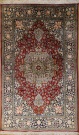 R7761 Indian Kashmir Silk Rug