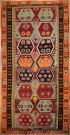 R8744 Large Antique Turkish Kilim Rug