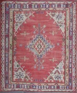 R4945 Antique Ushak Turkish Kilim Rug