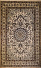R6659 Persian Silk and Wool Nain Carpet