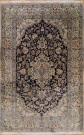 R6935 Persian Silk and Wool Nain Rug