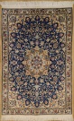 R9032 Persian Silk and Wool Nain Rugs