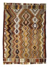 R7843 Vintage Turkish Antalya Kilim Rug