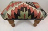 R4086 Small Antique Kilim Footstools