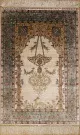 R9331 Turkish Hereke Silk Rug