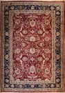 R7253 Vintage Afghan Ziegler Carpet