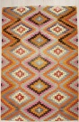 R6844 Vintage Afyon Kilim Rug