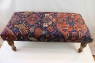 R6999 Vintage Kilim Covered Bench Stools