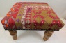 R5286 Vintage Kilim Footstool