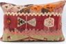 D320 Vintage Kilim Lumbar Pillow Cover