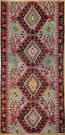 R7363 Vintage Kula Turkish Kilim Rug