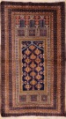 R7989 Vintage Persian Baluch Rug