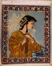 R7321 Vintage Persian Kashan Rugs
