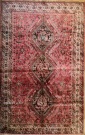 R5762 Vintage Persian Shiraz Carpet