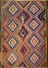 R8018 Vintage Turkish Denizli Kilim Rug