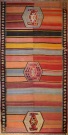 R4160 Vintage Turkish Kilim Rug