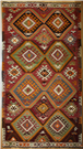 R8212 Vintage Turkish Kilim Rug