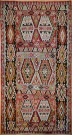 R7839 Vintage Turkish Large Kilim Rug