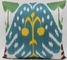 i36 - Uzbekistan Silk Ikat Pillow Cushion Covers