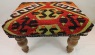 R7740 Antique Turkish Kilim Footstools