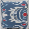 Blue Silk Ikat Cushion Covers - i205