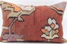 D476 Vintage Kilim Lumbar Pillow Cover