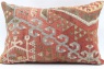 D320 Vintage Kilim Lumbar Pillow Cover