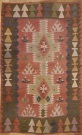 R6337 Vintage Ushak Turkish Kilim Rugs